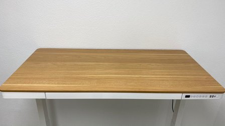 Zit-Sta bureau 120x60 Proline Premium wit eiken