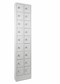 Mini Lockers MINILOCK 18 deurs H188 x B42 x D15