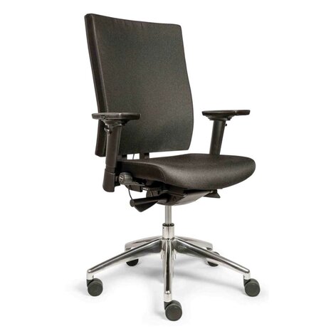 Bureaustoel Baseline Ergo NPR Comfort aluminium voetkruid