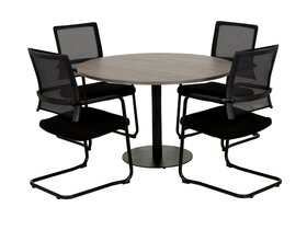 Vergadertafel Baseline Elegant Rond 80cm