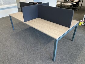 Callcenter opstelling 4 werkplekken