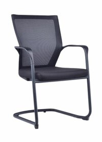 Vergaderstoel Baseline Air zwart frame