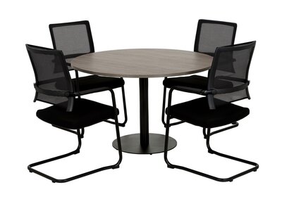 Vergadertafel Baseline Elegant Rond 80cm